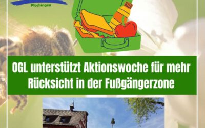 OGL unterstützt Aktionswoche für mehr Rücksicht in der Fußgängerzone