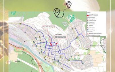Fuß- und Radwegplan
