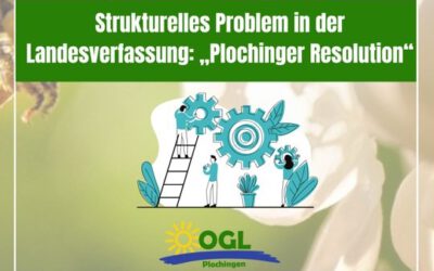 Strukturelles Problem in der Landesverfassung: „Plochinger Resolution“