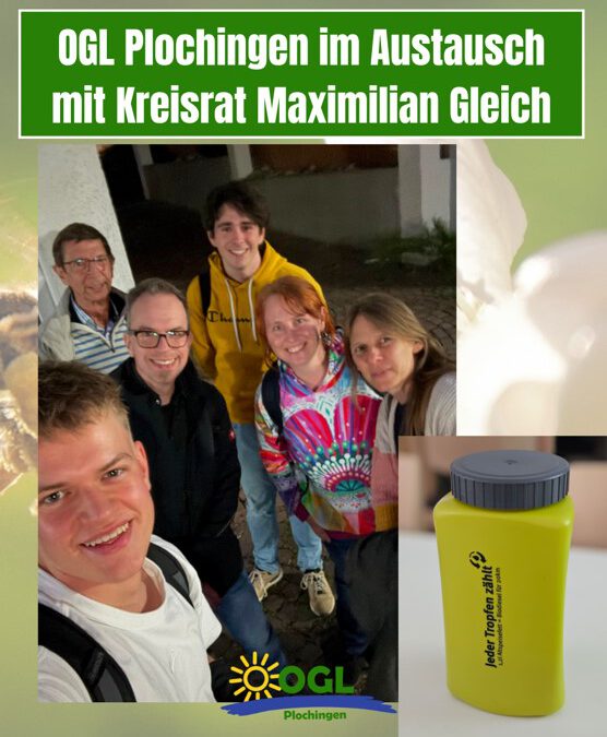 OGL Plochingen im Austausch mit Kreisrat Maximilian Gleich