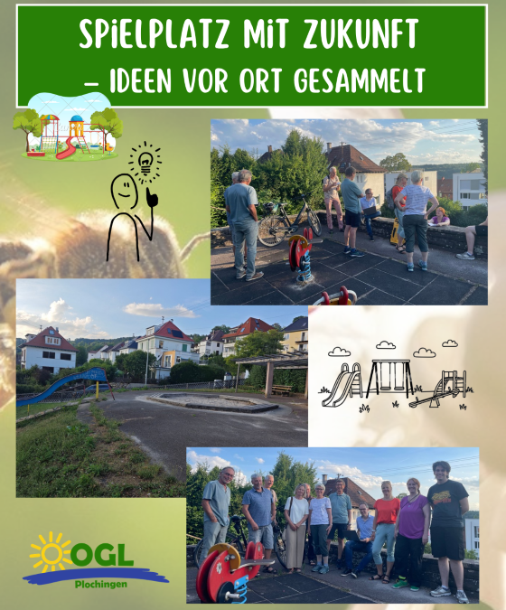 Spielplatz mit Zukunft – Ideen vor Ort gesammelt
